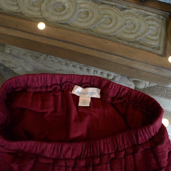 Sundance Sasha Skirt XS Burgundy - Picture 4 of 7